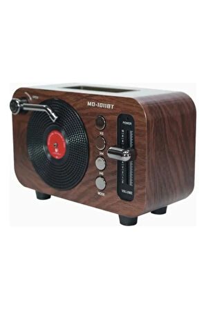 Mini Boy Retro Bluetooth Radyo Hoparlör – Klasik Tasarım, Taşınabilir CZ1011BT 360 x 140 x 120 mm