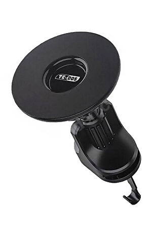 Manyetik Araç Telefon Tutucu - 360° Dönebilen, Klipsli, iPhone Uyumlu TD-H7541