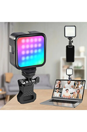 RGB Dolgu Işık Seti AY-83RGB - Telefon Tutucu ve Işık, Selfie Panel, Telefon & Notebook Tutucu