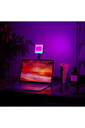 RGB Dolgu Işık Seti AY-83RGB - Telefon Tutucu ve Işık, Selfie Panel, Telefon & Notebook Tutucu