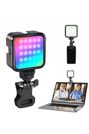 RGB Dolgu Işık Seti AY-83RGB - Telefon Tutucu ve Işık, Selfie Panel, Telefon & Notebook Tutucu