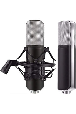 Mikrofon - Kondansatör, Cardioid, 3.5mm Tak-Çalıştır, 37dB Hassas, PC Notebook İçin - Yanmai Q8