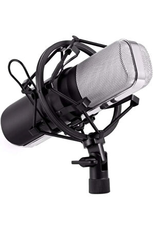 Mikrofon - Kondansatör, Cardioid, 3.5mm Tak-Çalıştır, 37dB Hassas, PC Notebook İçin - Yanmai Q8