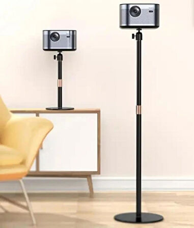 Coverzone Profesyonel Stand - Yatak, Koltuk, Masa Montajlı, 60–120cm Ayarlı, Projeksiyon & Kamera İçin TY05
