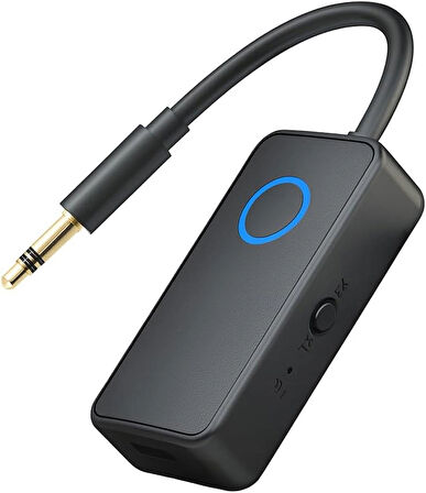 Coverzone Kablosuz Ses Adaptörü Bluetooth 5.4, AUX 3.5mm, 2’si 1 Arada, Araç & Ev Hoparlör Uyumlu - M30