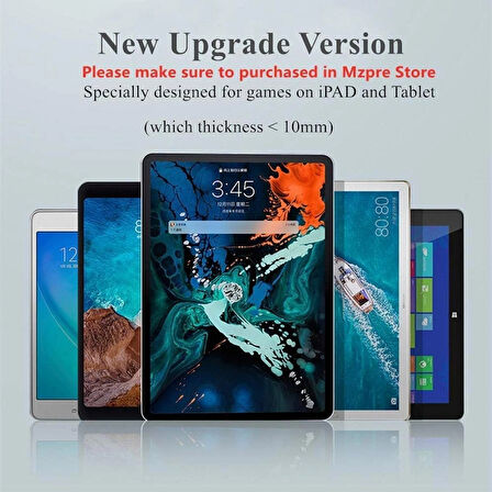 Coverzone Soğutma Fanlı Mobil Oyun Kolu 6 Parmak Destekli, L2R2 Tetikli, 4.7–6.5” iOS Android İçin DL88