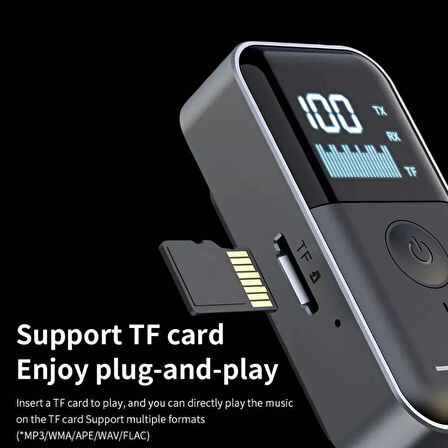 Coverzone Kablosuz Ses Adaptörü Bluetooth 5.4, 2’si 1 Arada, AUX 3.5mm, TF Kartlı, Araba TV PC İçin M20