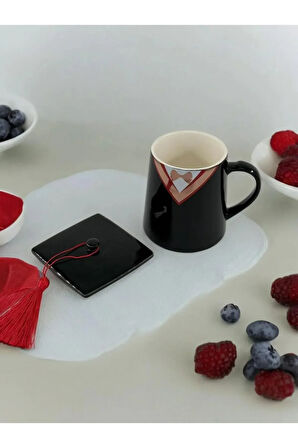 Mezuniyet Temalı Seramik Kupa Mug Bardak Hediyelik Dekoratif Süs Kupa