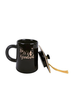 Mezuniyet Temalı Seramik Kupa Mug Bardak Hediyelik Dekoratif Süs Kupa