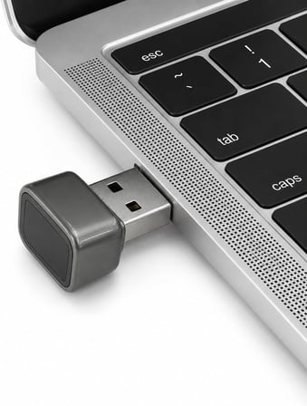 Coverzone Notebook ve PC Uyumlu ENT USB Parmak İzi Okuyucu | FP300J