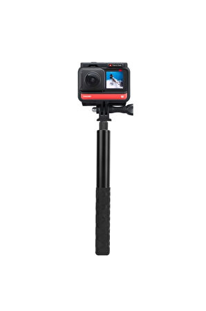 114cm Görünmez Selfie Çubuğu,Insta360 X3,X2,X4,ONE RS,GO 3,One,One X,Evo,Alüminyum,1/4” Vidalı