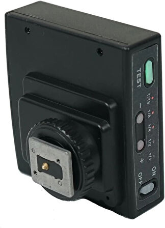 Coverzone Mini Kamera Flaş Universal, Hot Shoe Dome, Şarjlı 1200mAh Pil, Fotoğraf Aydınlatma | QU-12