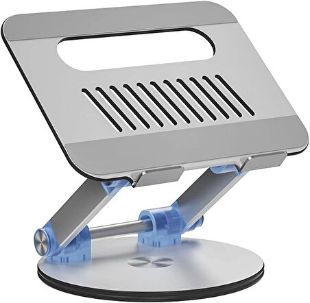 Coverzone Laptop Standı Katlanabilir Alüminyum, 11-17 inç Uyumlu, Ayarlanabilir Açı, Ev ve Ofis İçin | S4