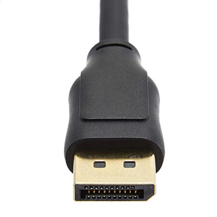 Coverzone DP to DP 3 Metre A Kalite Kablo DisplayPort to DisplayPort Monitör Kablosu Siyah Renk