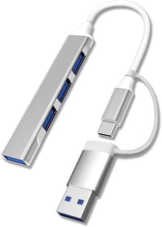 Coverzone 4 Port USB-C Hub ENT USB 3.0 Adaptör Tablet PC MacBook Uyumlu AC809
