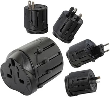 Coverzone Akım Korumalı Universal Fiş Çoklu Priz ENT CV640 Priz Çevirici Dönüştürücü Kompakt Tasarım Amerikan Fişi, İngiliz, Türkiye 125V - 250V 13A (Beyaz) (686L)