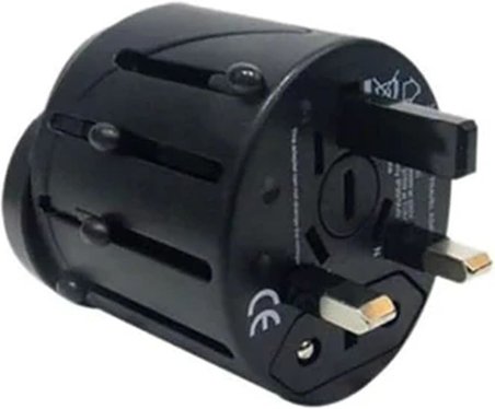 Coverzone Akım Korumalı Universal Fiş Çoklu Priz ENT CV640 Priz Çevirici Dönüştürücü Kompakt Tasarım Amerikan Fişi, İngiliz, Türkiye 125V - 250V 13A (Beyaz) (686L)