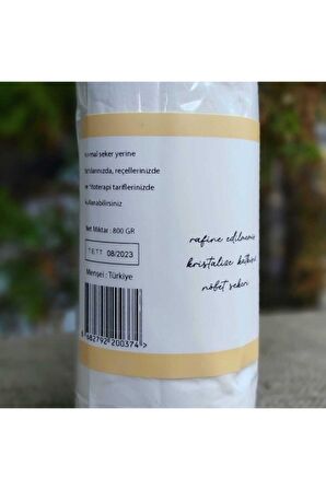 Natural Öğütülmüş Kaya Şekeri 800 gr