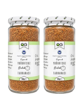 OG Natural 2'li Organik Yoğurtsuz Bebek Tarhanası +6 Ay