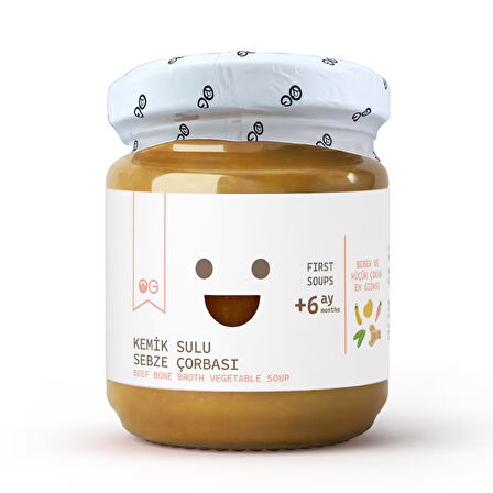 Kemik Sulu Sebze Çorbası 200g +6 Ay