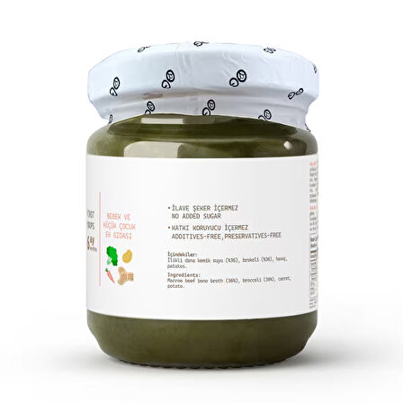 Kemik Sulu Brokoli Çorbası 200g +6 Ay