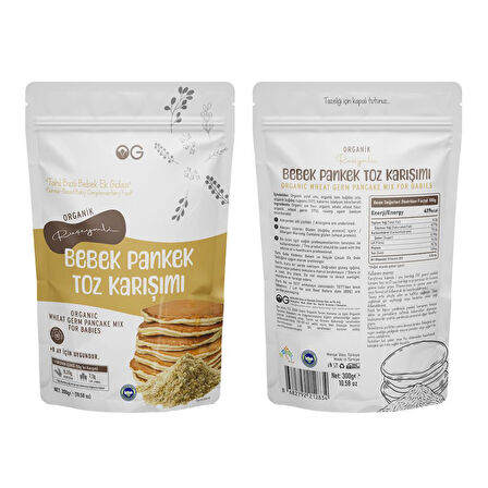 Bebek Pankek Toz Karışımı Seti +8 Ay