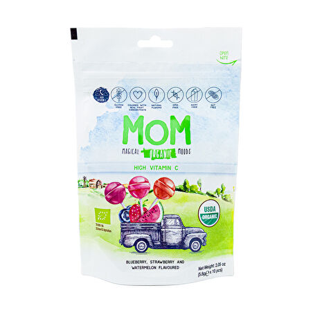 Organik Lolipop Karışık Set (Meyveli + Tropikal)