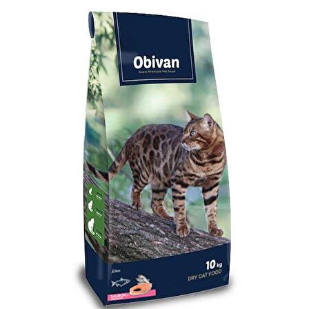 Obivan Somon ve Hamsili Yavru Kedi Maması 10 KG