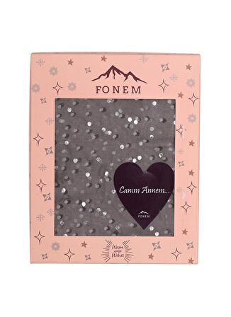 Fonem Gri Kadın Fular FO 9012