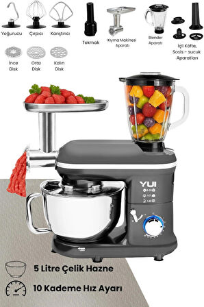 Yui M120 Multi-Fonksiyonel Stand Mikser