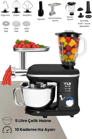 Yui M120 Multi-Fonksiyonel Stand Mikser