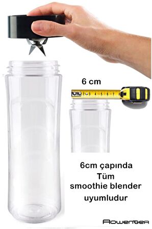 Rowenger Smoothie Blender Matarası Şişesi Arçelik Beko Grundig Vestel Goldmaster Schafer Homend RO-600