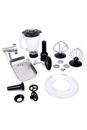 M120 Multi-fonksiyonel 3'ü Bir Arada Stand Mikser Kıyma Setli Ve Blender Özellikli Rose