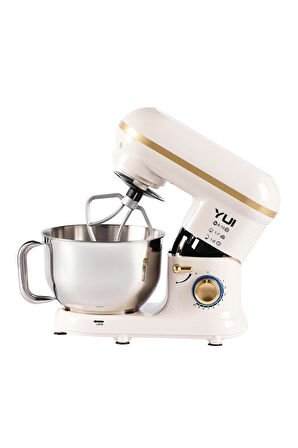 M108 Easy Chef Hamur Yoğurma Makinesi Stand Mikseri Krem Gold