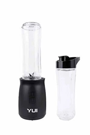 M19 500w Kişisel Smoothie Blender Siyah 1 Adet Yedek Şişe