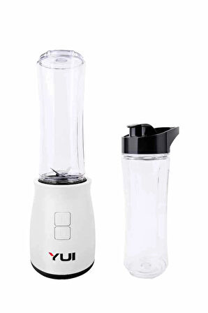 M19 500w Kişisel Smoothie Blender Beyaz 1 Adet Yedek Şişe