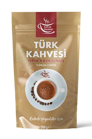 Orta Kavrulmuş Türk Kahvesi 200 gr