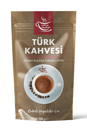 Çifte Kavrulmuş Türk Kahvesi 200 gr