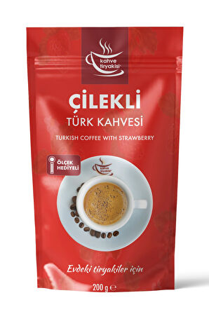 Çilekli Türk Kahvesi 200 gr