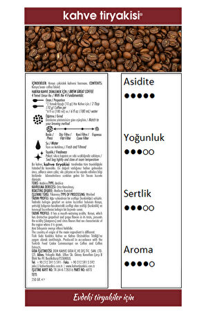 Kenya Çekirdek Kahve (Single Origin) 250 gr