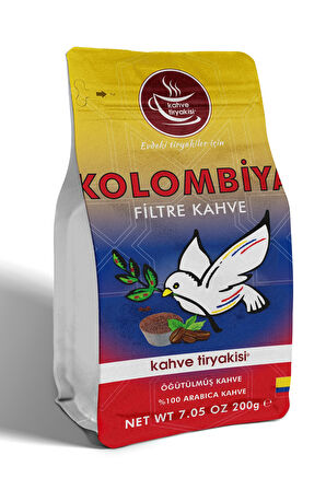 Kolombiya Filtre Kahve (SİNGLE ORİGİN) 200gr