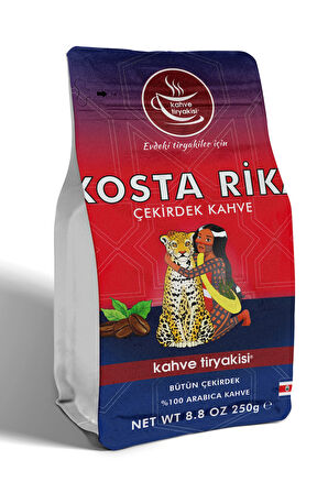 Kosta Rika Çekirdek Kahve (Single Origin) 250 gr