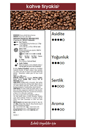 Yemen Çekirdek Kahve (Single Origin) 250 gr