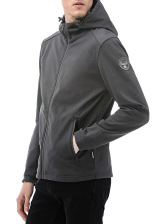 Napapijri Erkek Kapüşonlu Softshell Jacket Addison1 U005716 