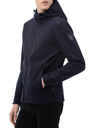 Napapijri Erkek Kapüşonlu Softshell Jacket Addison1 U005716 