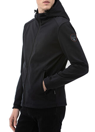 Napapijri Erkek Kapüşonlu Softshell Jacket Addison1 U005716 