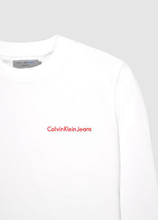 Calvin Klein Jeans Erkek Bisiklet Yaka Sweatshirt J30J320034 U006382 