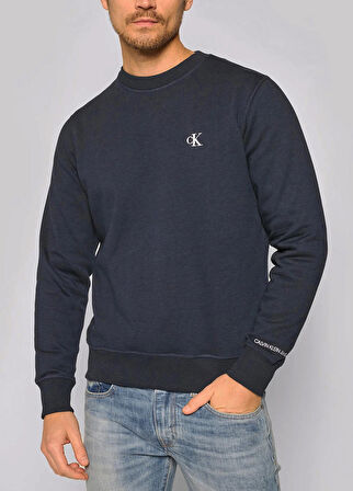 Calvin Klein Jeans Erkek Bisiklet Yaka Sweatshirt J30J314536 U006389 