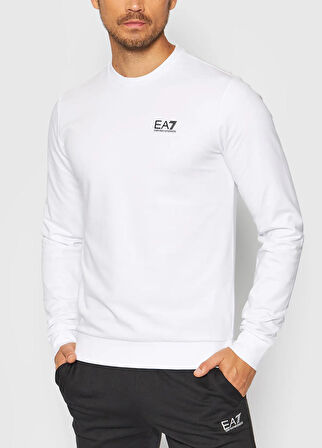 EA7 Erkek Bisiklet Yaka Sweatshirt 8NPM52 U006835 