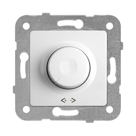 Viko Linnera/Rollina Beyaz Dimmer Rotatif 40-400W Çerçevesiz - 90440047